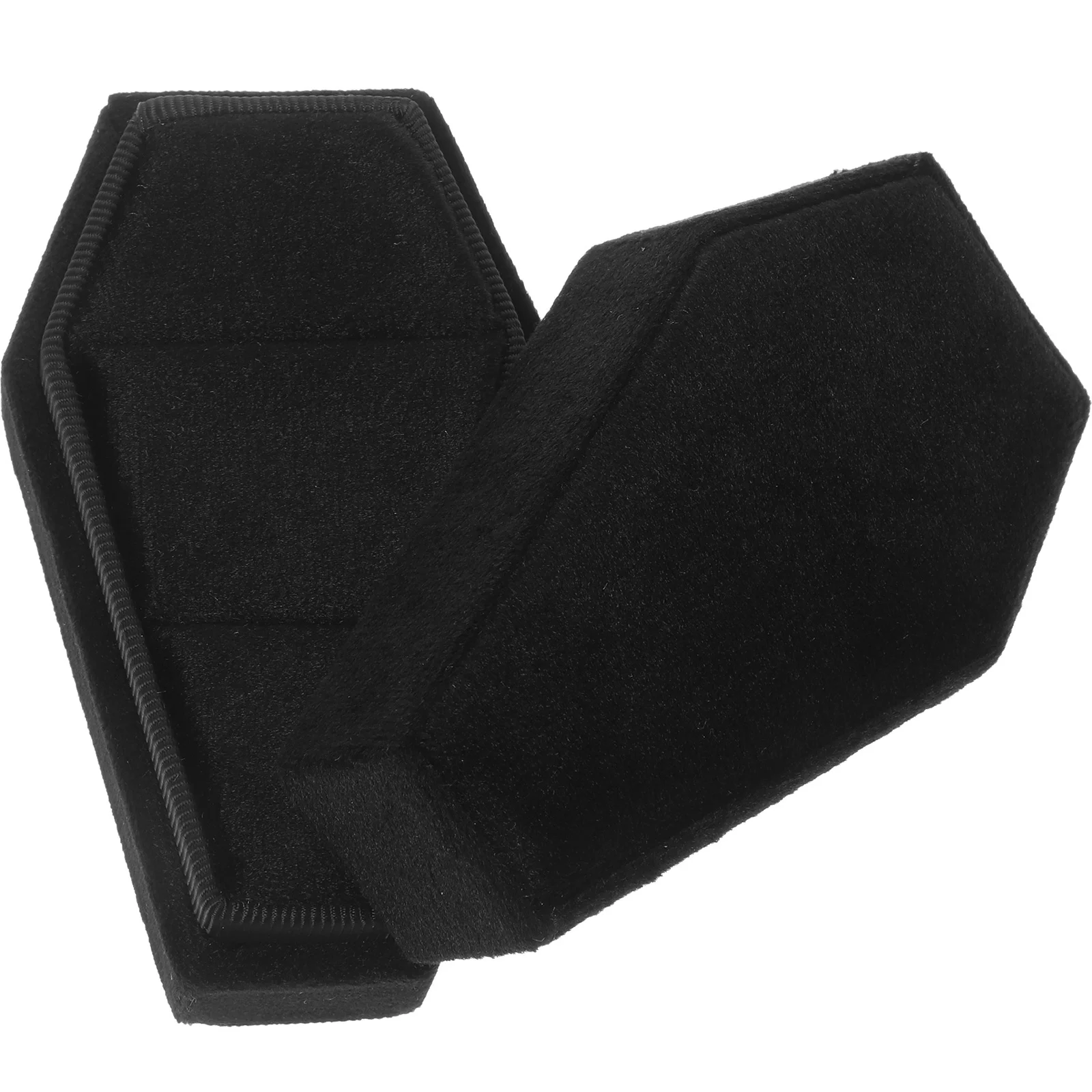 

Coffin Shaped Ring Box Decorations Halloween Jewelry Container Necklace Organizer Delicate Boxes for Small Abs Holder