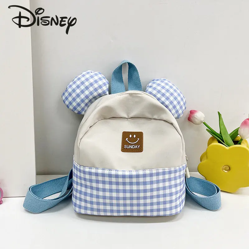 Disney Mickey New Children's Backpack Moda Escola Estudante de Alta Qualidade Cartoon Leisure Lightweight Travel Backpack