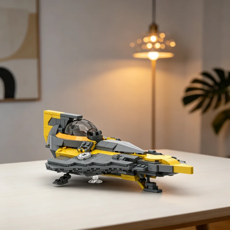 

470pcs MOC Anakin Skywalker S Secondary Delta 7B Star Battle Model Building Blocks DIY Gift Creative Collectible Display Decor