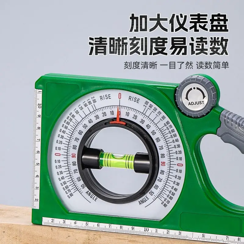 Multi Functional Slope Measuring Instrument with Magnetic High-precision Level Construction Slope Measurement Angle Ruler