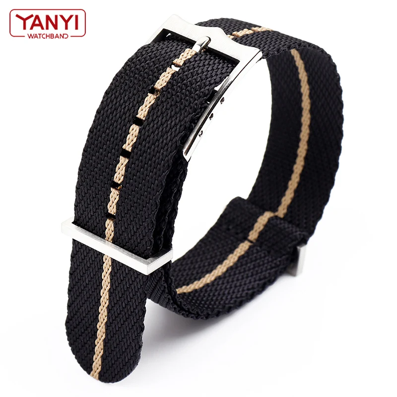 Nylon watchband For omega rolex seiko tudor Black Bay watches band 20mm 22mm Canvas watch strap Military Nylon Bracelet