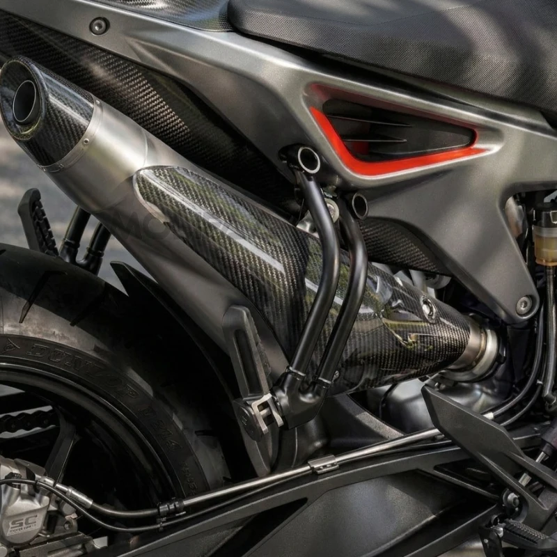for KTM 790 2018 - 2026 890 Duke 2020 - 2023 Motorcycle Carbon Fiber Exhaust Pipe Protection Cover Shell Guard Accessories