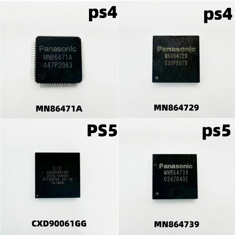 PS4 main board chip MN864729 86471A PS5 south bridge chip MN864739 CXD90061GG PANASONIC