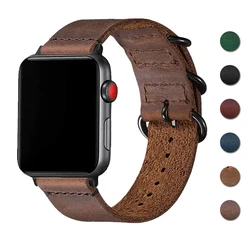 Cow Leather strap For apple watch band 45mm 44mm 40mm iwatch Series SE 7 6 5 4 3 Accessories loop 42mm 38mm bracelet Replacement