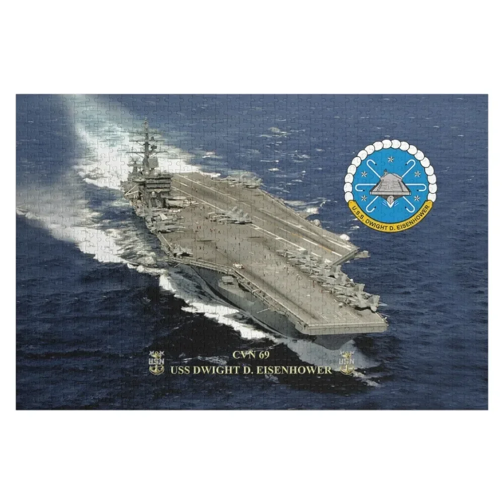 CVN-69 USS Dwight D. Eisenhower Jigsaw Puzzle Picture Personalized Toy Works Of Art Puzzle