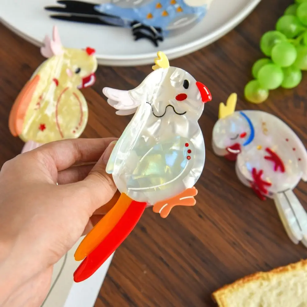 

Novelty Acetate Bird Hair Clip Thick Hair Compatible Non-Slip Shark Clip Thin Hair Compatible All Hair Types Barrettes Women