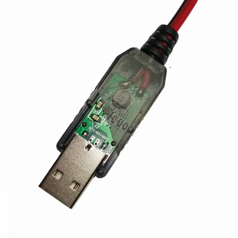 for 5V to for 6V 9V 12V USB Step Up Converter Cable Power Supply Cord with Clip for Multimeter LED L