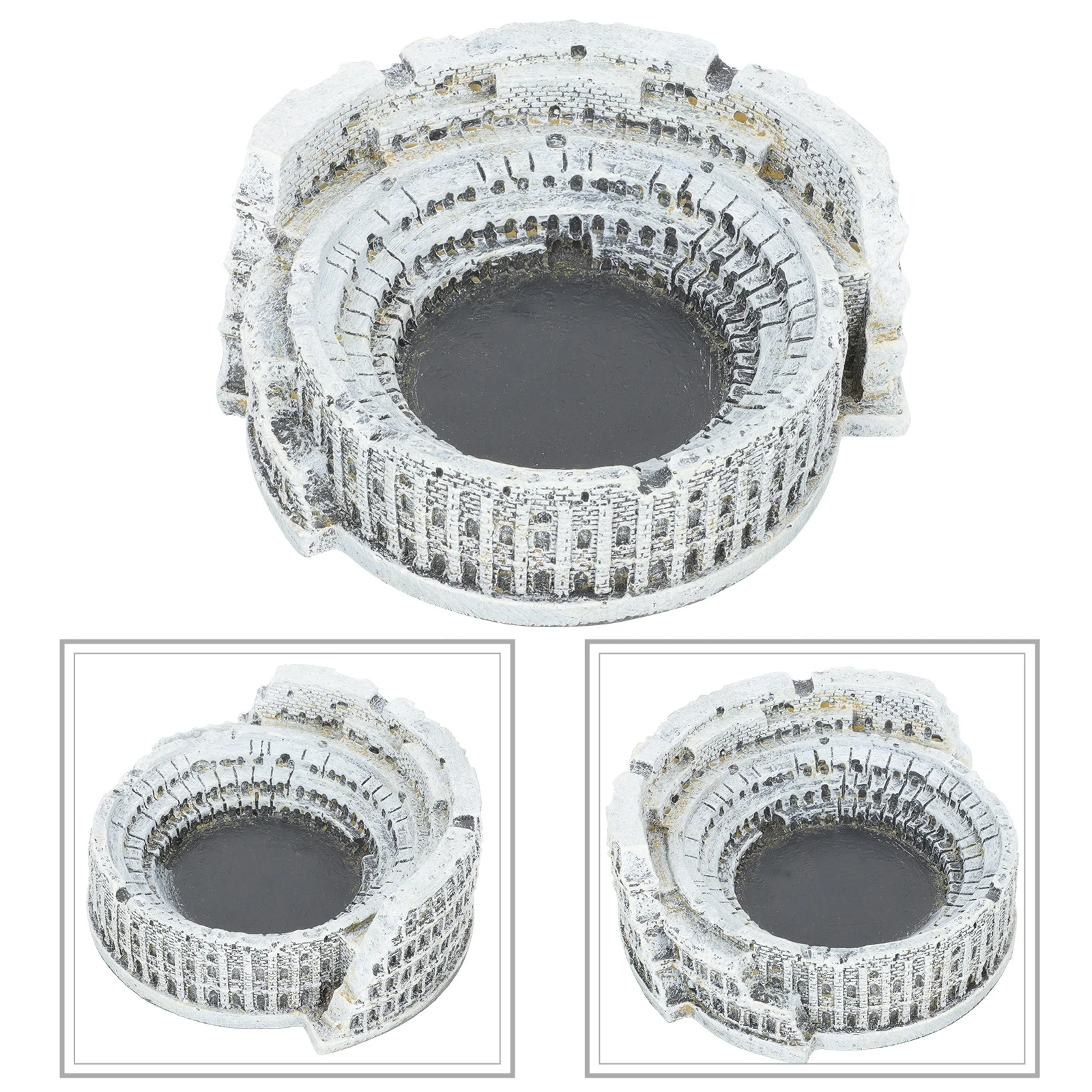 

Nordic Style Retro Office Ashtray Chic Smoking Ash Tray Decorative Cigarette Butt Container Household Round Ashtray For Bar