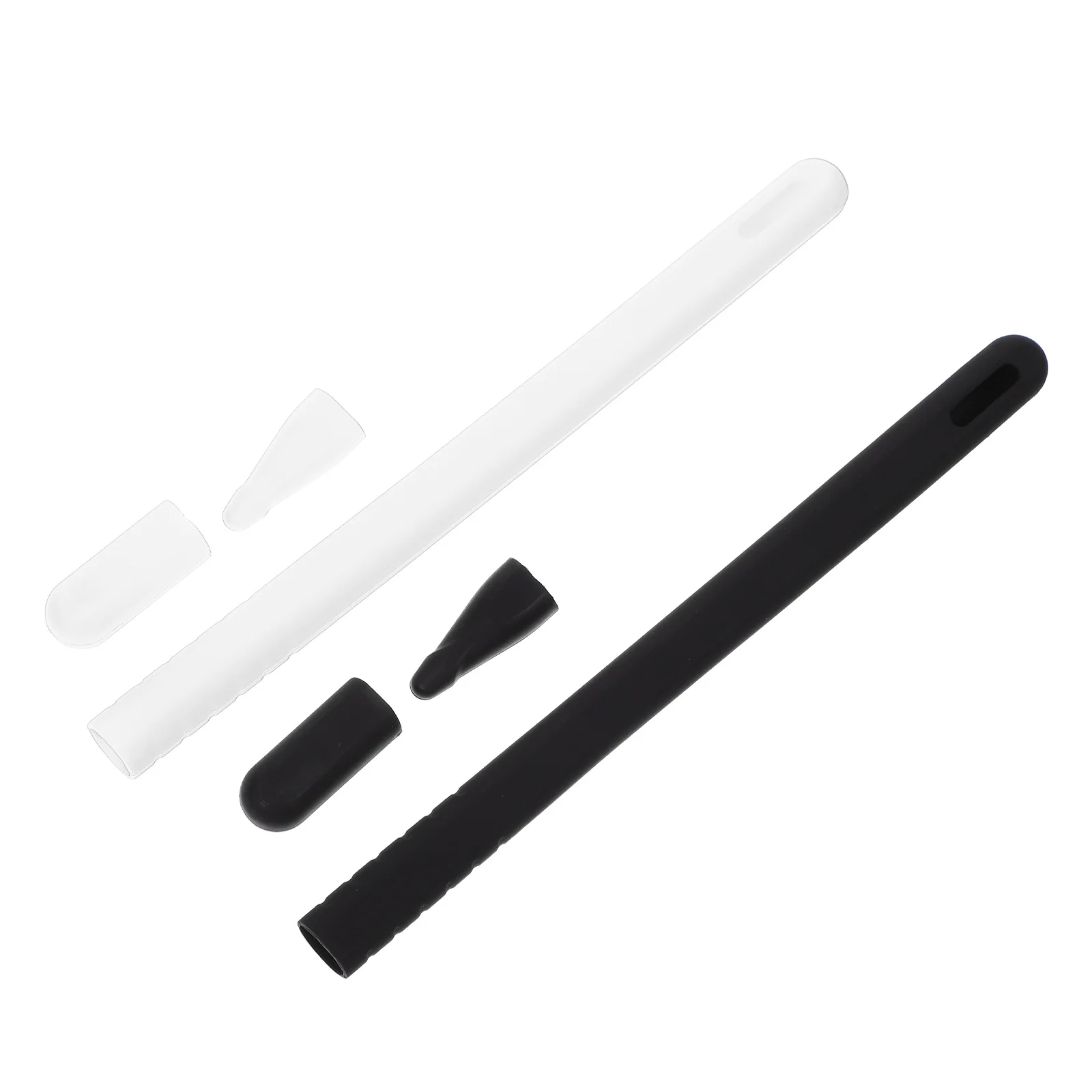 2 مجموعة قطعة غطاء قلم سيليكون لقلم الرصاص 2 قلم رصاص واقي كم قلم رصاص 2 حامي القلم الجسم كم اللوحي ملحق #6