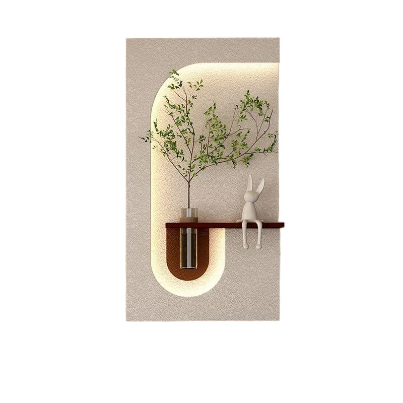 

Entrance decorative painting hydroponic green plant living room three-dimensional hanging painting