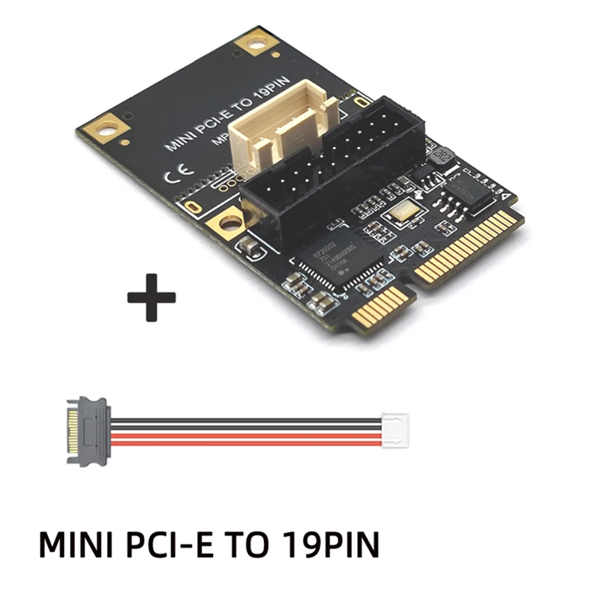 Imagem -06 - Mini Pcie para Adaptador Usb Cartão de Expansão Cartão Riser Portas Usb 3.0 5gbps Placa Conversor