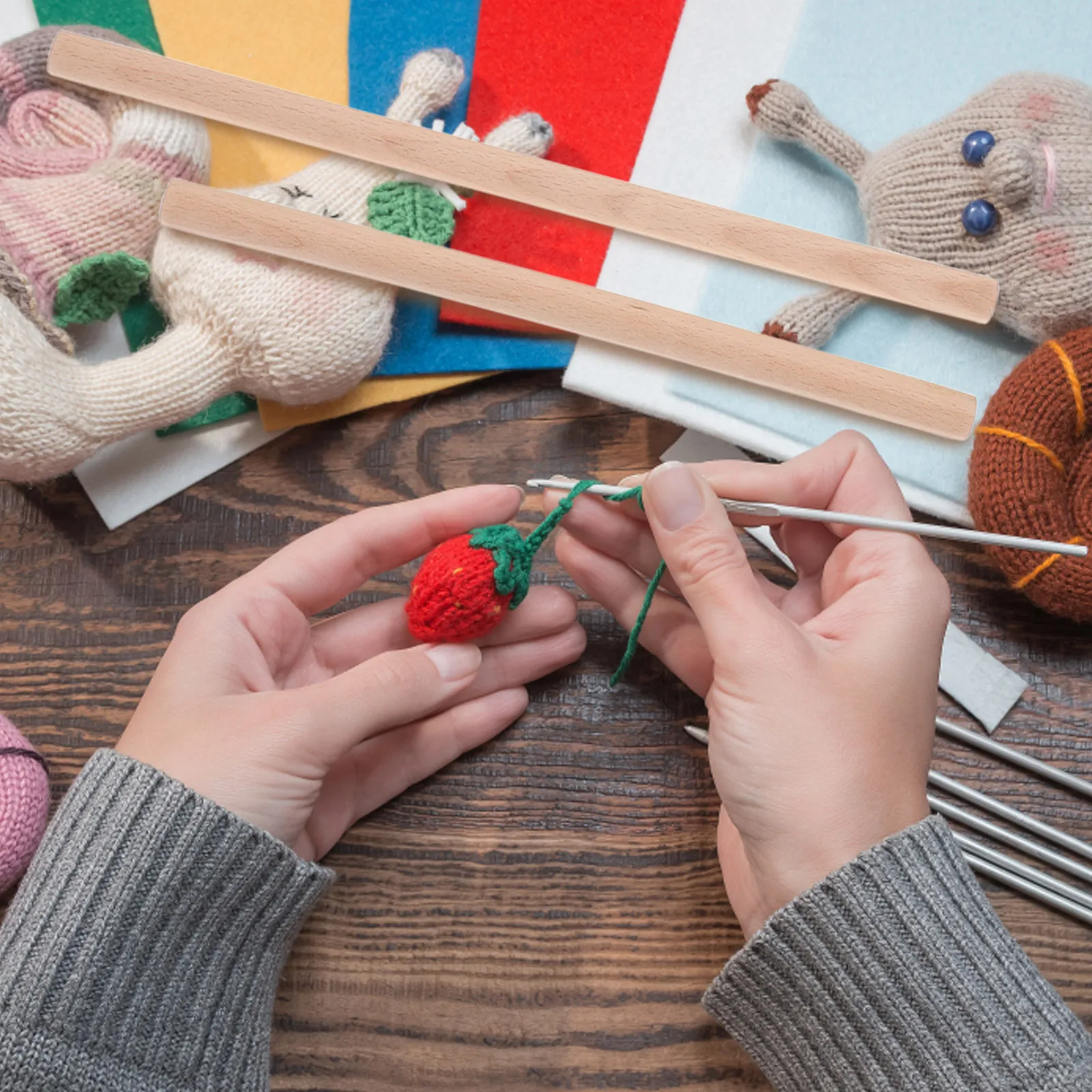 6 قطعة العصي الحرفية الخشبية إطارات نسيج قضبان الخشب DIY بها بنفسك الجدار الشنق ريفي 40 سنتيمتر 30 سنتيمتر 25 سنتيمتر فرع الخشب العصي