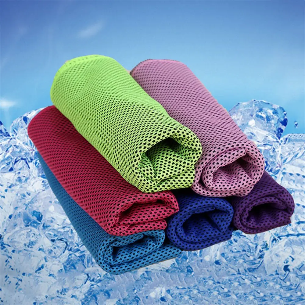 Strand Yoga Zwemmen Gym Microfiber Blijvende Instant Chill Koelhanddoek IJsgezichtshanddoek Sneldrogende snelle koeling Sporthanddoek