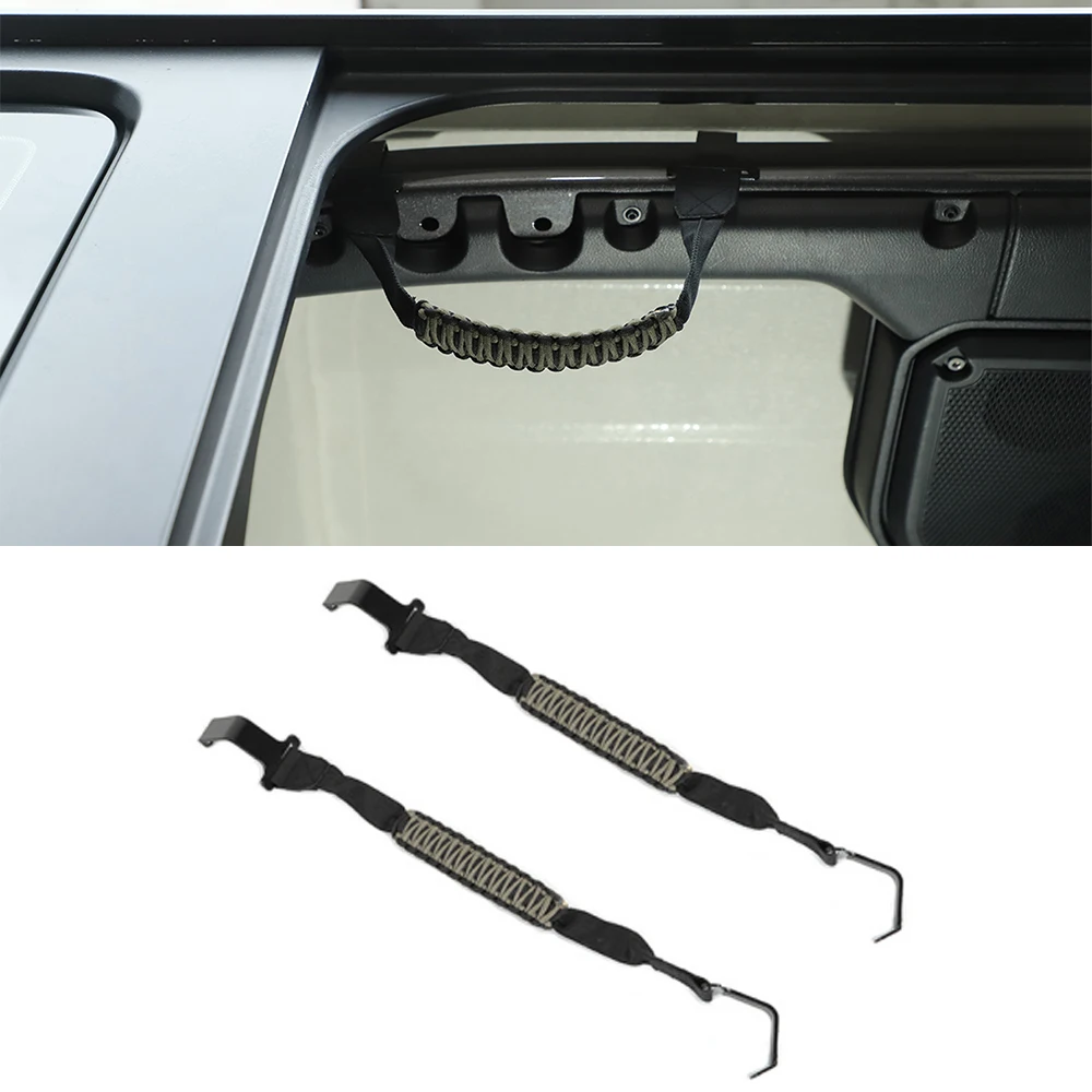 Manija de barra de agarre de puerta trasera para Jeep Wrangler JL gladiador JT 2018-2024, accesorios interiores de coche, rojo, negro, azul, blanco y naranja