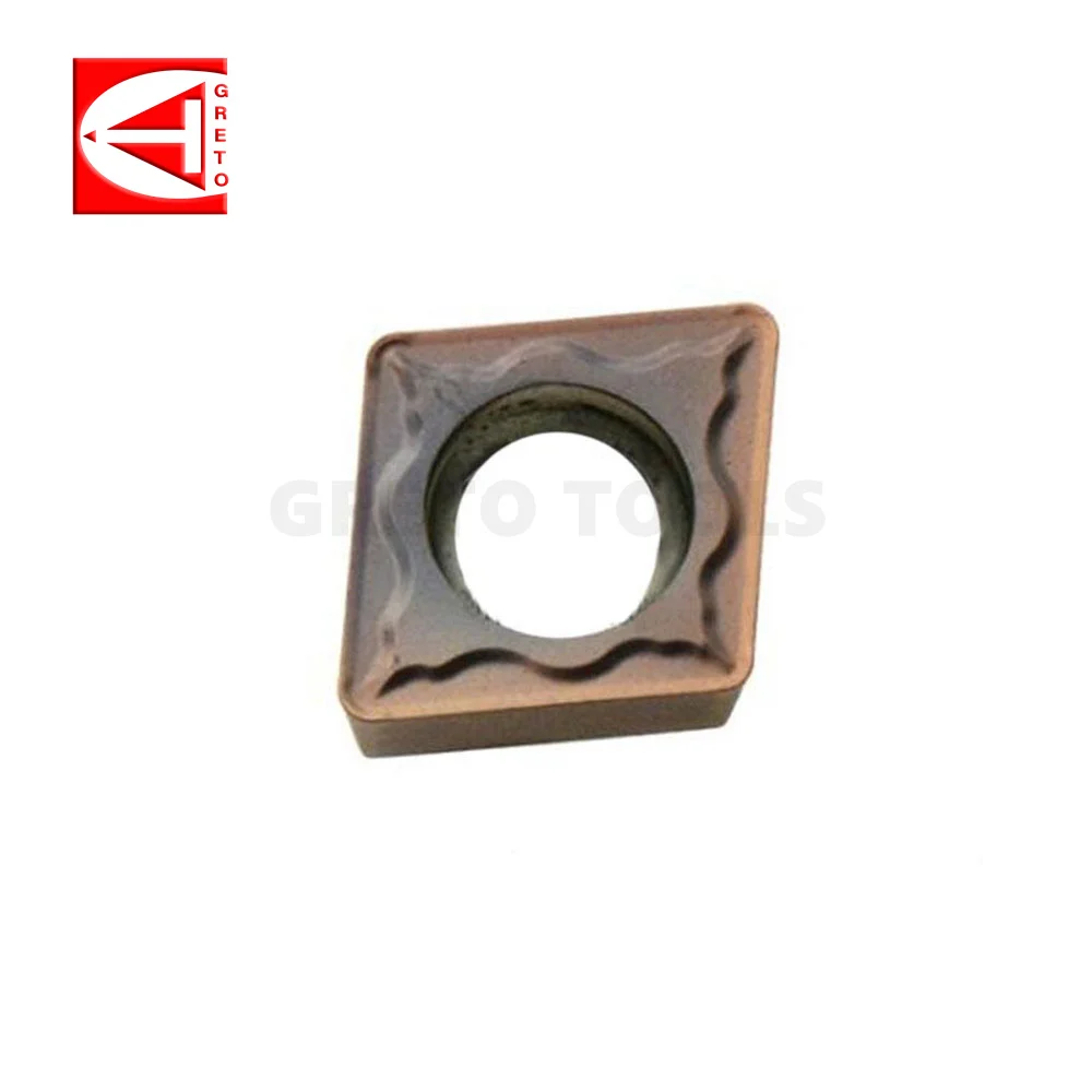 

GRETO CCMT09T308-EM GT4205 твердосплавный инструмент для резки лезвия из нержавеющей стали CCMT 09T308 EM CCMT09T304-EM