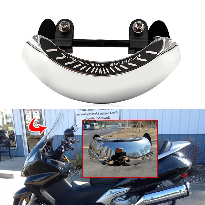 For HONDA FSC600 Silver Wing ST1100 ST1300 STX1300 SH 300I XADV CB650R Windscreen 180+ Wide Angle Rearview Mirrors Motorcycle