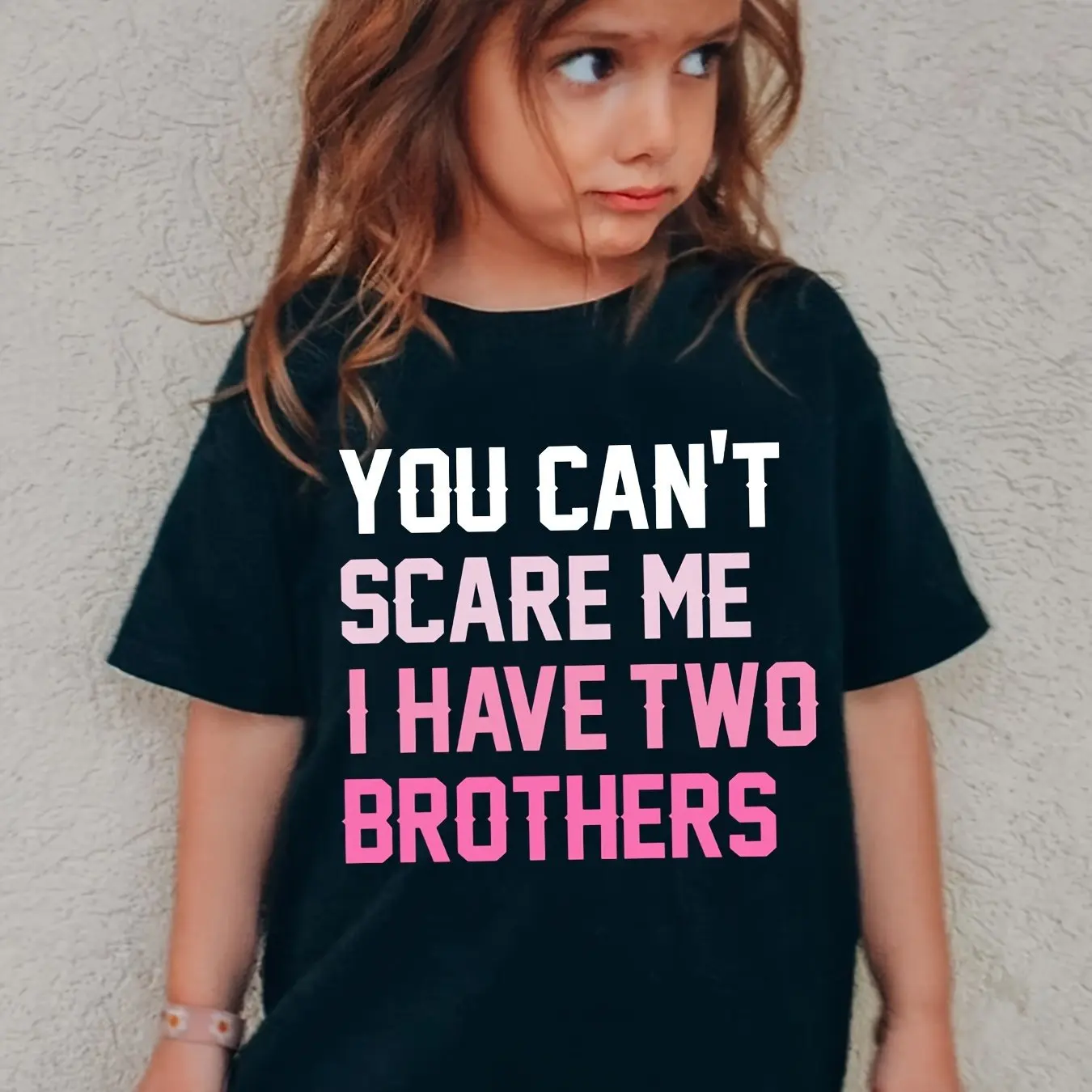 

You can't 100% cotton short sleeved t-shirt, summer girls' comfortable casual t-shirt