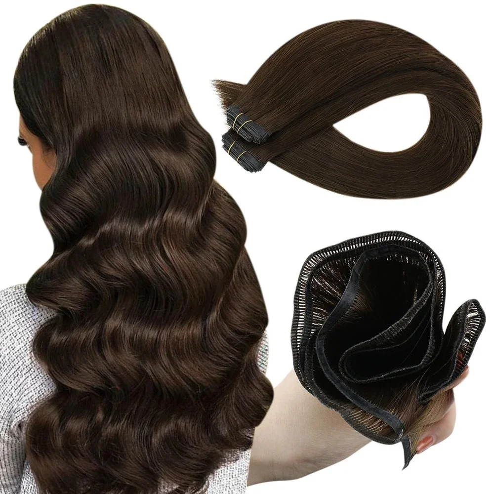[Laatste 12 Maanden] Ugeat Plat Zijde Haar Inslag Maagdelijke Menselijk Haar Inslag 100% Naaien In Haar Inslag Hair Extensions