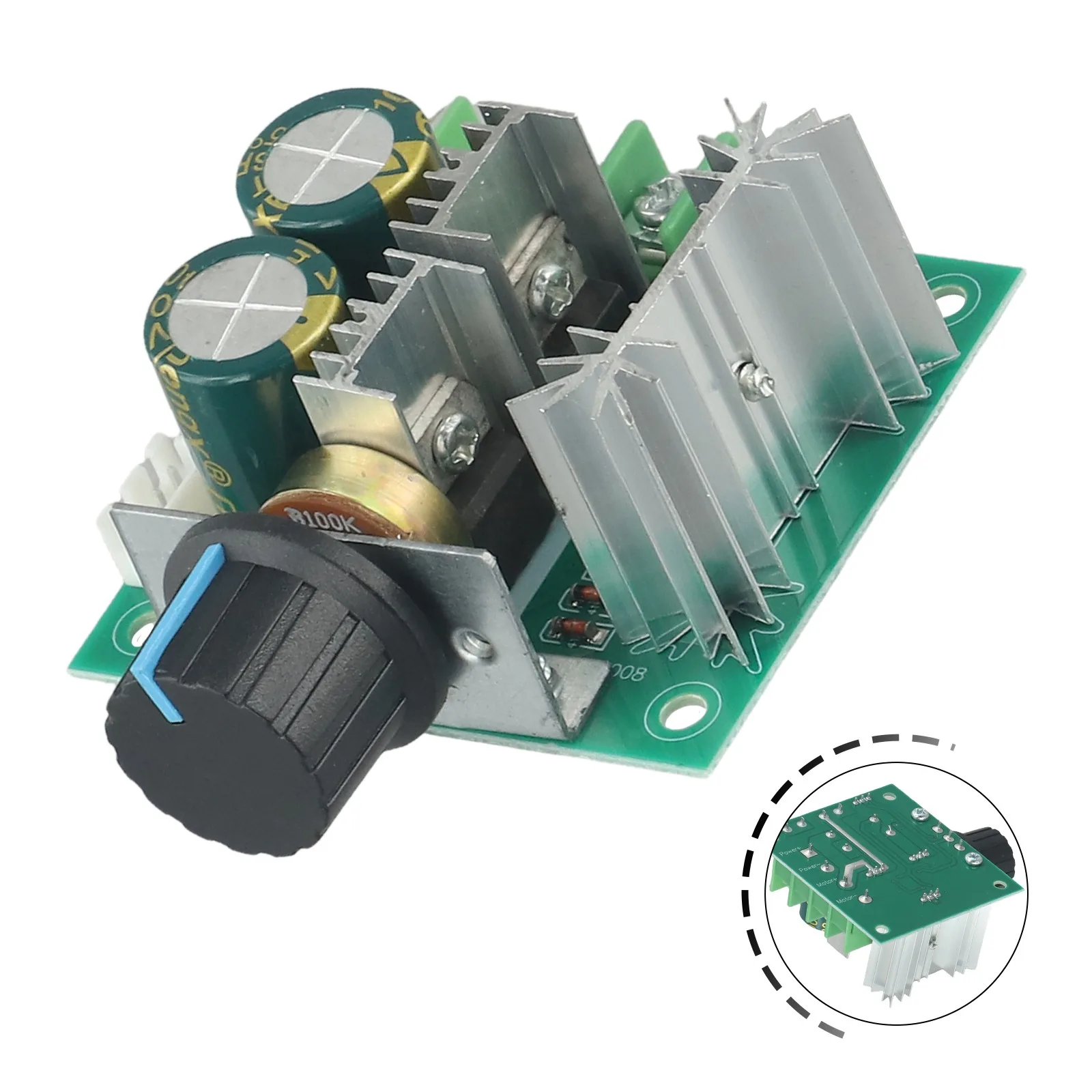 10A Controller DC Motor Regulator For DIY Projects Efficient Performance High Power for fet Large Capacitor 10A