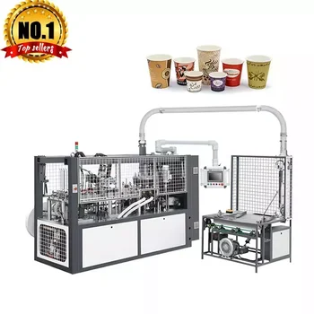 High Speed Fully Automatic Paper Coffee Cup Making Machine For One-time Double Wall Paper Cup Machine Paper Cup Making Machine