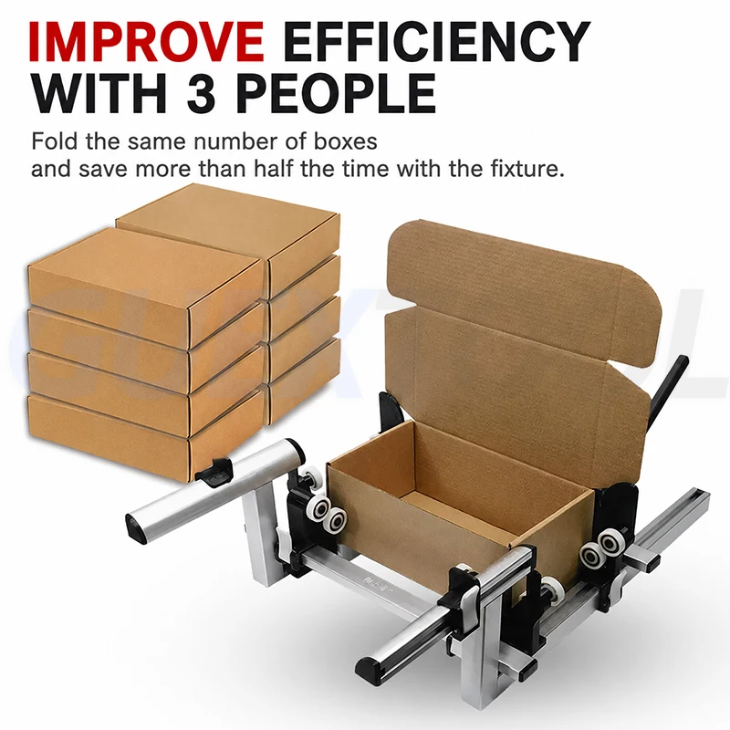 Airplane Box Easy Fast Folding Airplane Box Folding Fixture Hand Tool Baler Size Adjustable Box Folding Box Auxiliary Device