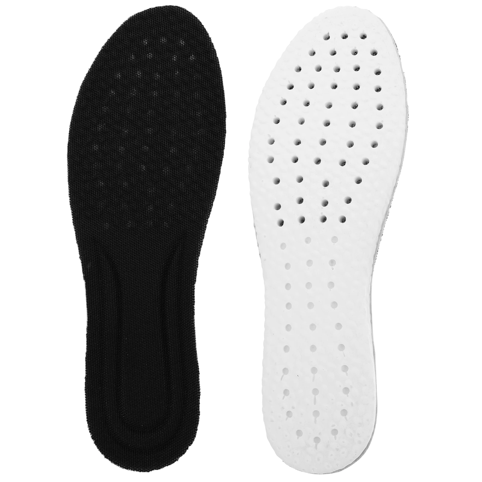 

1Pair Soft PU Running Insoles Thickened Breathable Absorption Cushion Sports Anti-Slip Shock-Absorption Pads Buffer Insoles