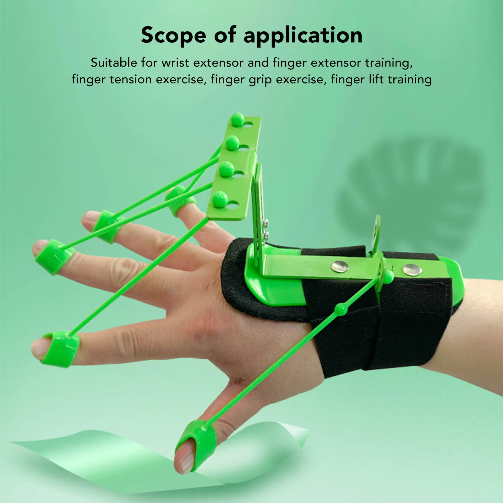 مدرب قوة قبضة اليد متعدد الوظائف لتمارين الأصابع لمساعدة اللياقة البدنية وإعادة التأهيل #2