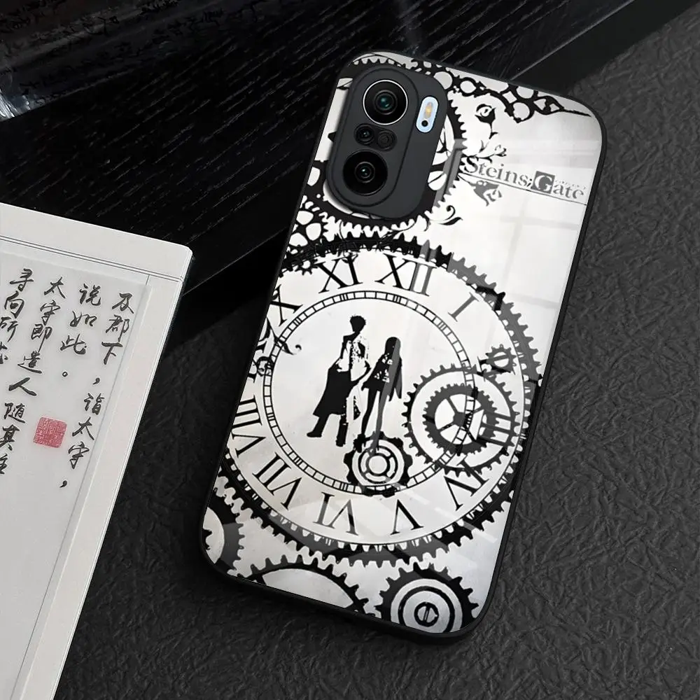 Steins Gate Phone Case For Xiaomi 14 Lite 12 Pro 11t 13 Lite POCO M6 M5 X6 X5 X3 NFC F5 F6 Pro Glass Cover