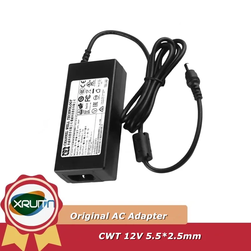 

Original CWT KPL-060F KPL-060F-VI AC DC Adapter 12V 5A (60W) Charger for Monitors TVs CCTVs LED lights Power Supply 5.5*2.5mm