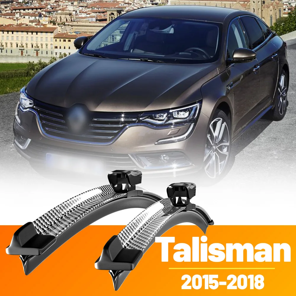 2 Stück Frontscheibenwischerblätter aus Kohlefaser für Renault Talisman 2015-2018 2016 2017.