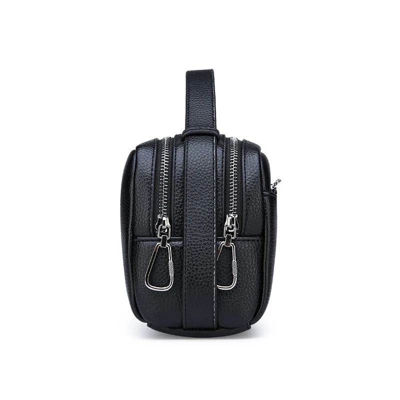 Imagem -04 - Moda de Negócios dos Homens Bolsa Embreagem Couro Cor Sólida Meninos Telefone Moeda Bolsa Moda Homem Carteira Bolsas Casuais Masculino Alta Qualidade