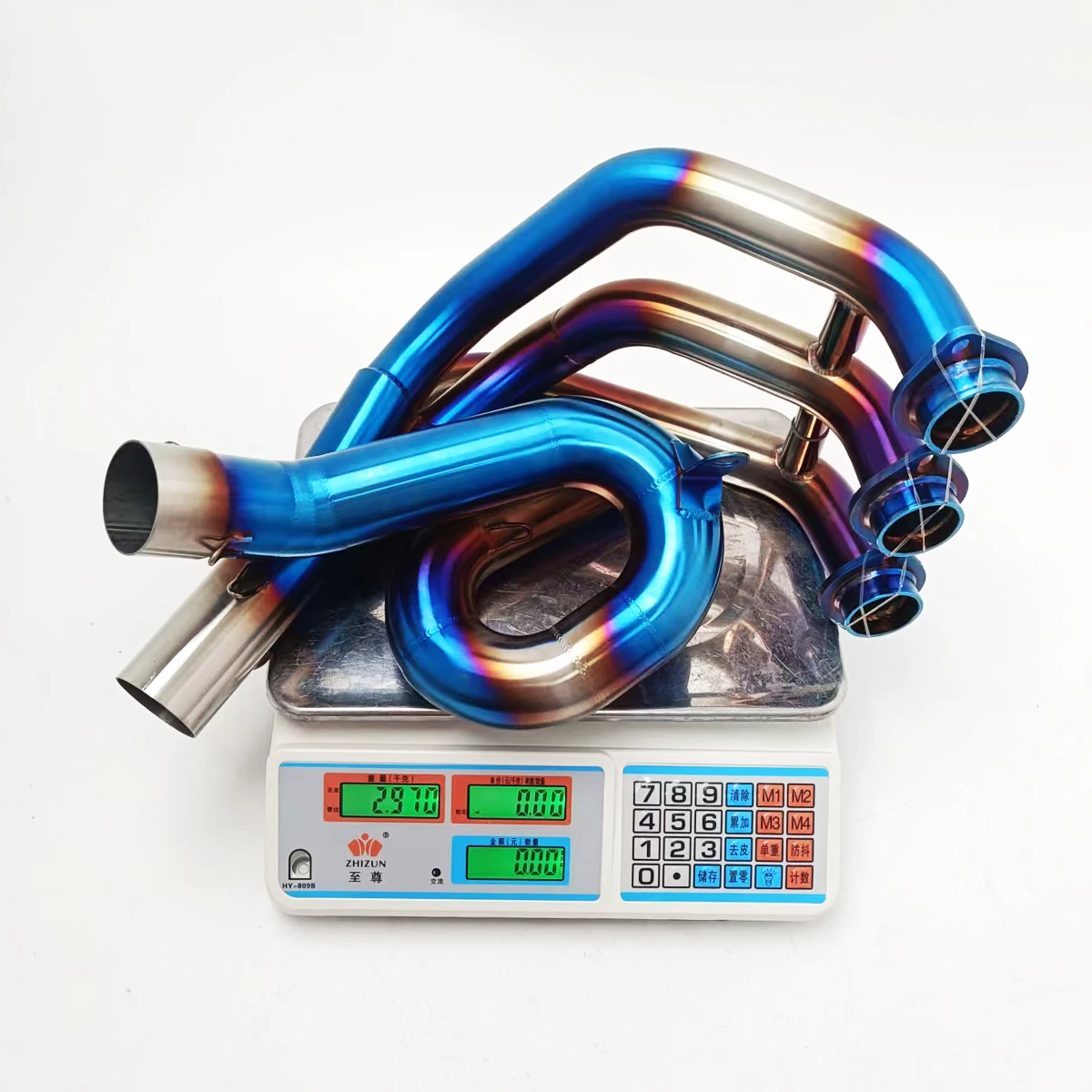 Full System For Yamaha MT09 XSR900 FJ09 FZ09 2014-2020 Motorcycle Exhaust Slip On Front Link Pipe Escape MT09 Exhaust Blue - view 6