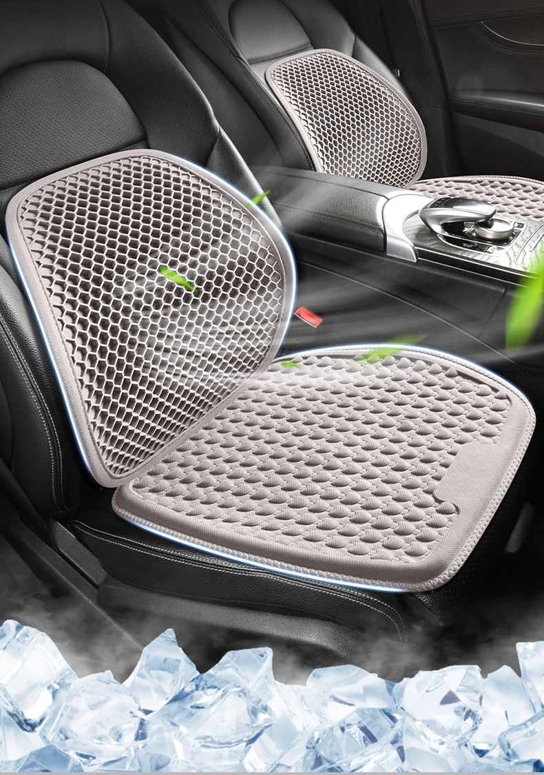 

Breathable Seat Back Cushion for Car Honeycomb Gel Cushion Back Support Lumbar Pillow Auto Cushion Accessories