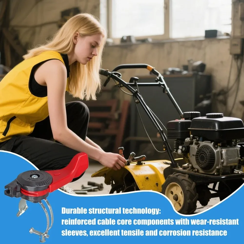 

Gas Diesel Tiller Parts 170F 186, Throttle Switch for Polisher Concrete Trowel Control Cable