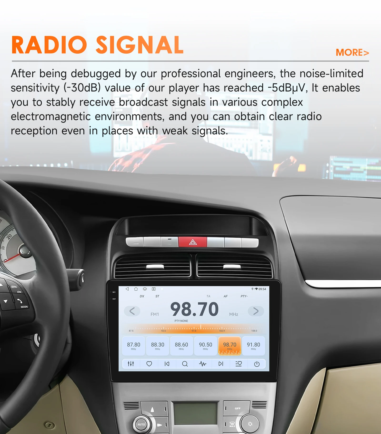 Hizpo 9 Zoll Auto-Intelligent-Bildschirm für FIAT Grande Punto Linea 2007 - 2012 Multimedia GPS Android Auto Carplay Player Octa Core – Detail 21
