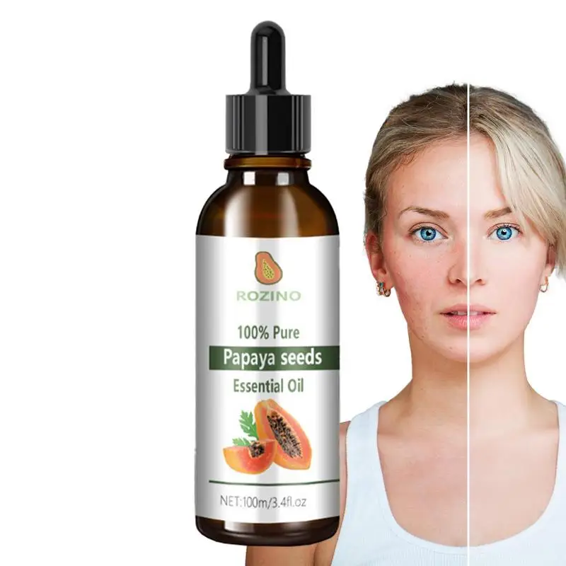 Papaya Essential Oil 100ml Pure Plant Essence Massage Oil For Full Body Relaxing Skin Tightening Oil For Gua Sha Body Oil For