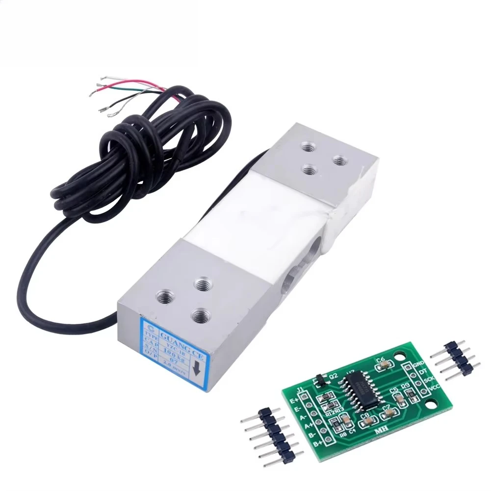 100KG Load Cell YZC 1B Pressure Sensor HX711 AD Module Weight Weighing Precision Aluminum Electronic Scale for Arduino 3 Choice