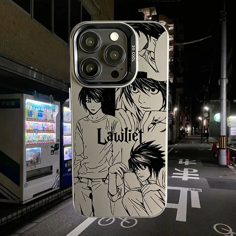D-Death N-Note Girl MisaMisa Frosted Case for Samsung Galaxy S26 S25 S24 S23 Plus S22 Ultra S21 S20 FE A57 A56 A55 Acrylic Cover