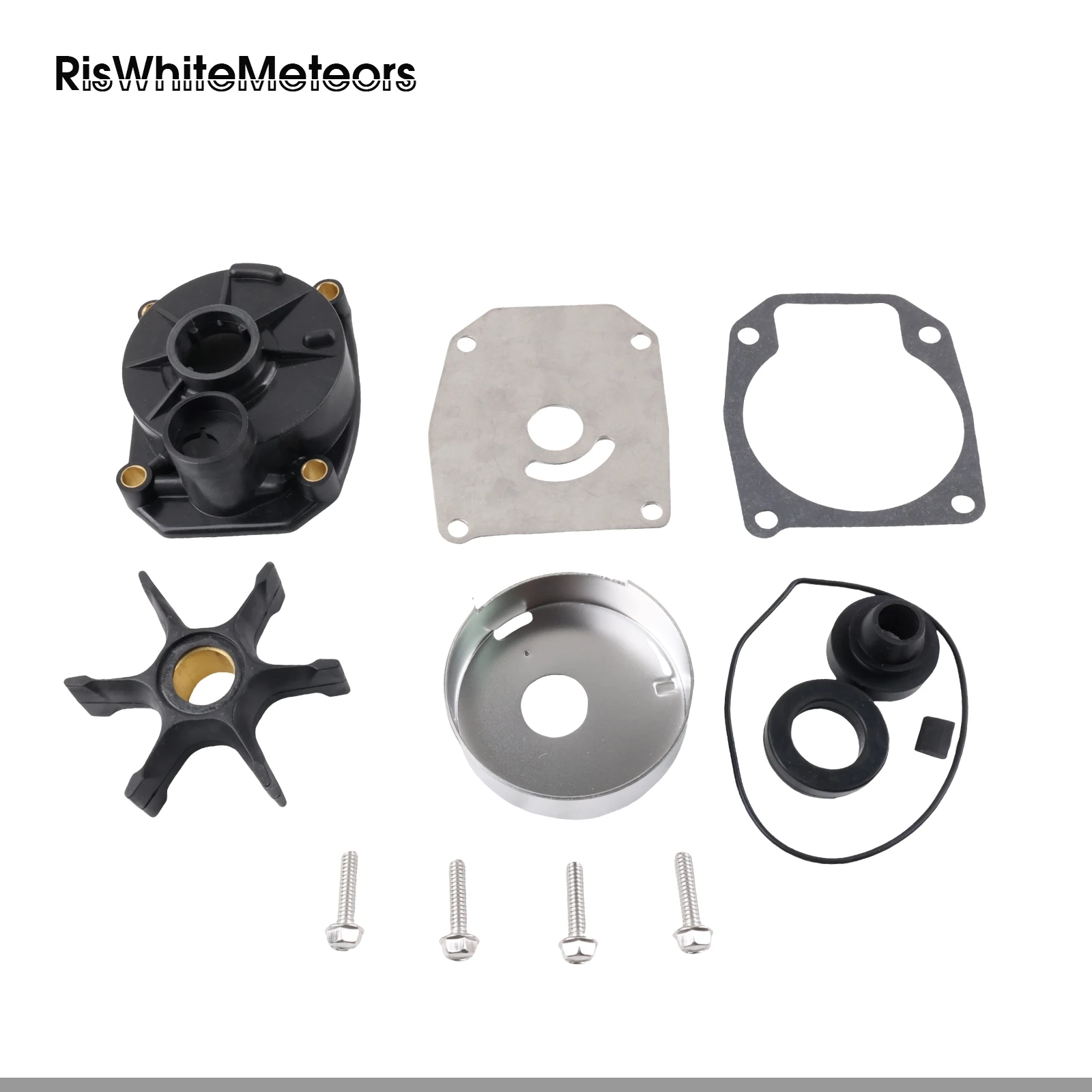 

RisWhiteMeteors 5006511 Water Pump Repair Kit Replacement for Johnson Evinrude OMC BRP Outboard 40-65HP