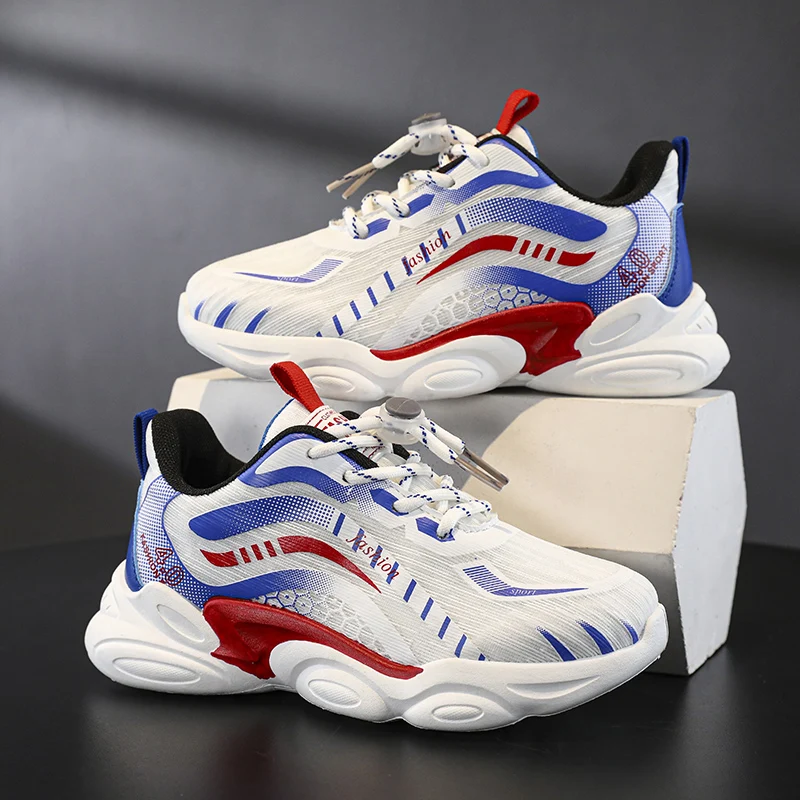

New Style Children Shoes Boys Girls Sneakers High Quality Sports Shoes Breathable Non-Slip Casual Knitting Running Tennis