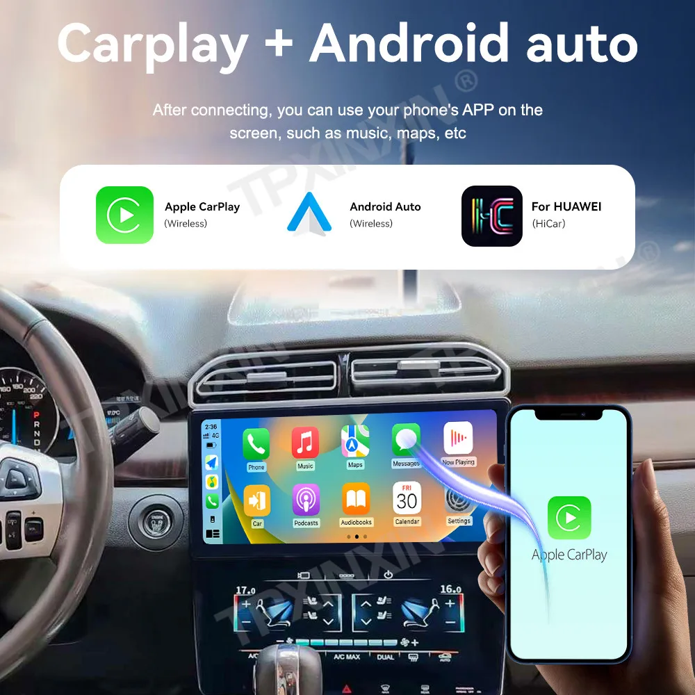 Car Radio Android Wireless Carplay Mirror Link For Ford Mondeo 2013~2018 GPS Navigation Car Intelligent System Smart Head Unit