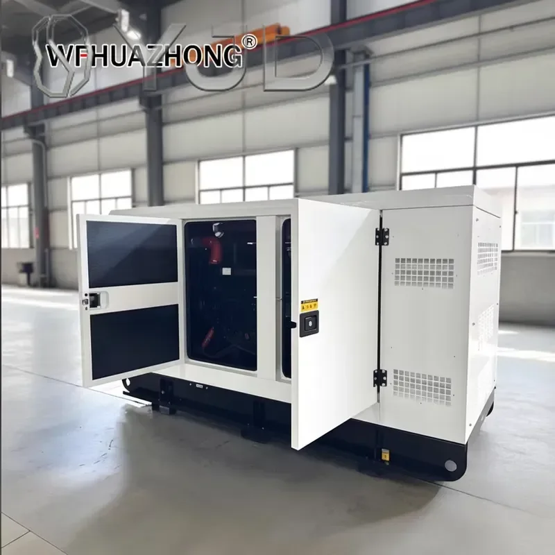 Industrial Three Phase Weatherproof 100-300kW Powered Smart ATS Low Noise 50Hz 60Hz Silent Diesel Generator Set