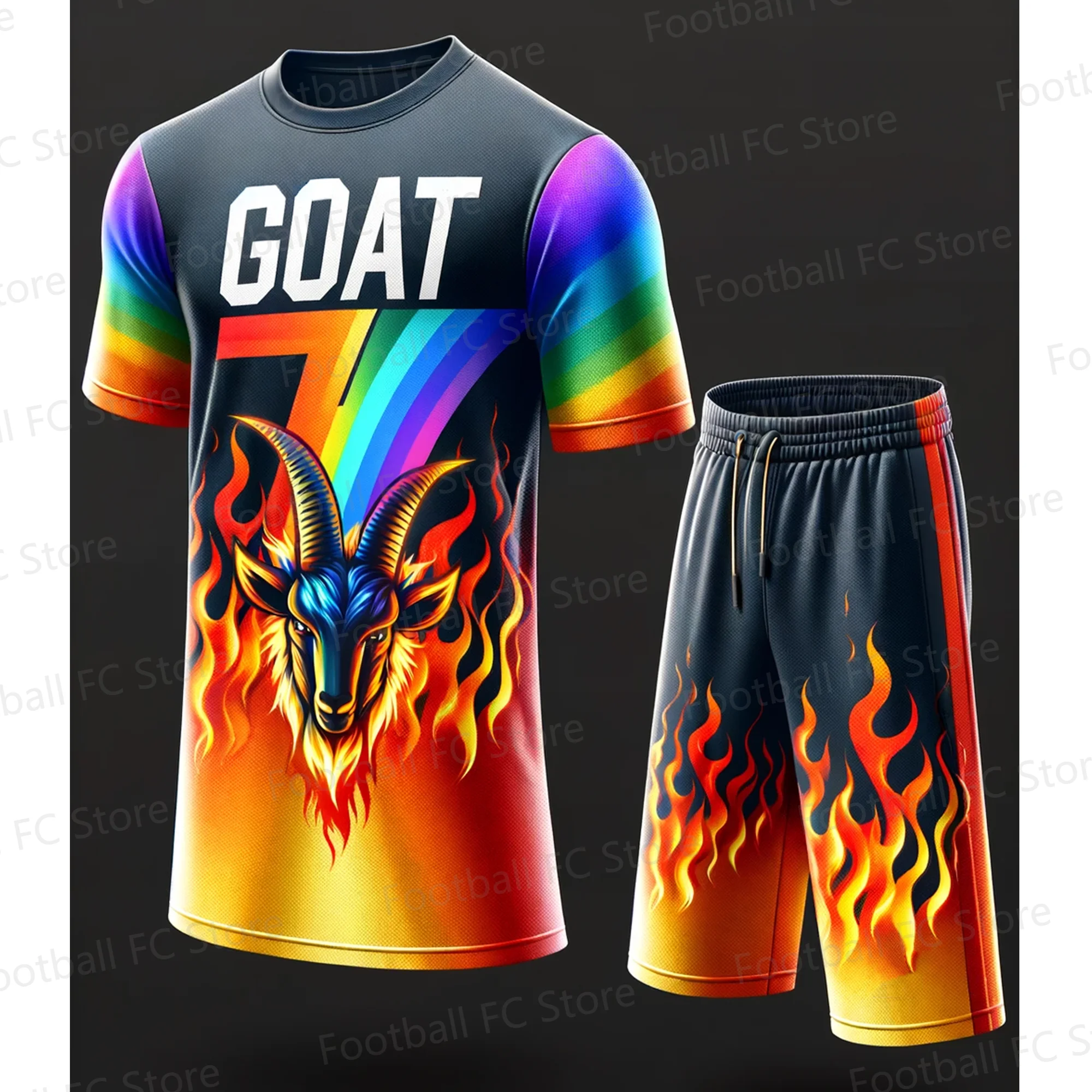 2024 New Arriavl Summer Tee Jersey Kit GOAT CHATGPT Intelligent Design Edition Jersey Special 7 Soccer Jersey For Kids/Adult Kit