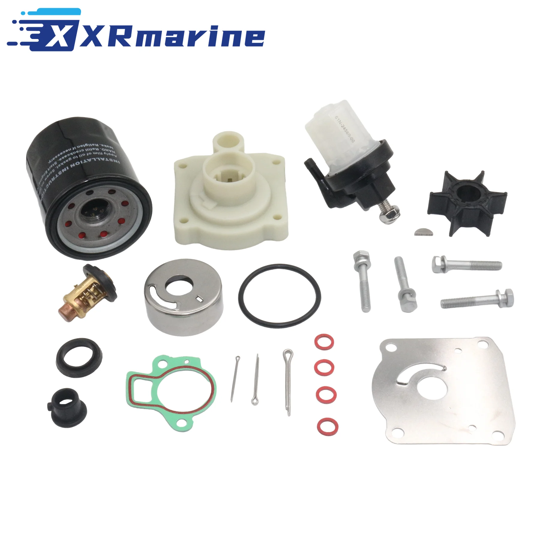 Outboard Maintenance Kit For Yamaha 4-Stroke F 20 25 HP Outboard Motors 61N-W0078-14 61N-24560-10 5GH-13440-71 66M-12411