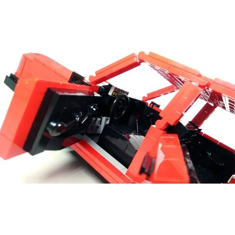

MOC-25051 Red New Sports Car Building Block Model 1204 Building Block Parts MOC Creative Building Blocks Kids Birthday Toy Gift