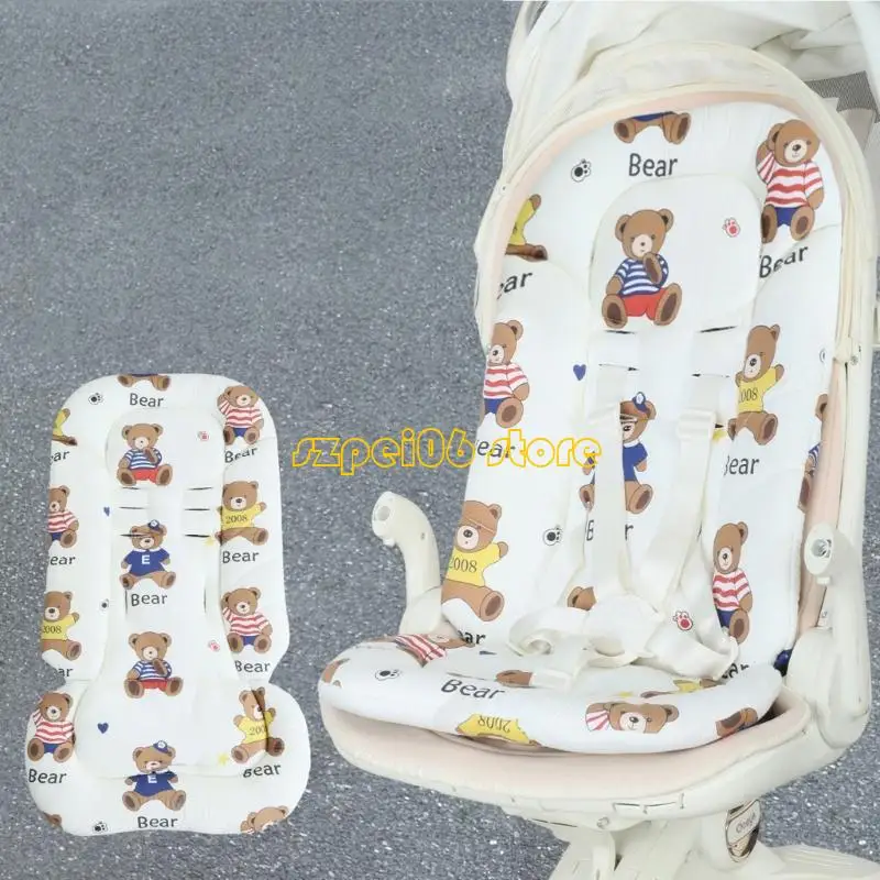 Coussin pour poussettes lavable en Machine 45BF, conception Anti-décoloration avec/sans oreiller soutien