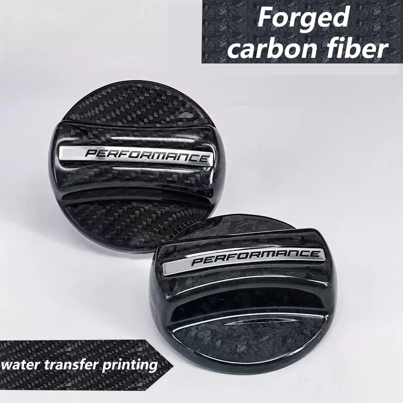 For BMW Series water transfer printing Carbon Fiber Fuel Tank Cap Cover Universal Fuel Lid Trim Sporty Exterior Upgrade