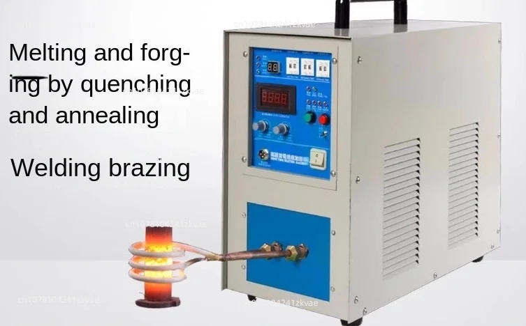 15KW Induction Heater Induction Heating Machine 220V Metal Smelting Furnace High Frequency Welding Metal Quenching Equipment