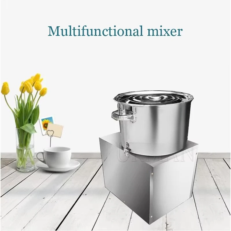Commercial Meat & Vegetable Stuffing Mixer, Multifunctional Blender for Minced Meat, Veggie Filling, Dry Powder and Batter