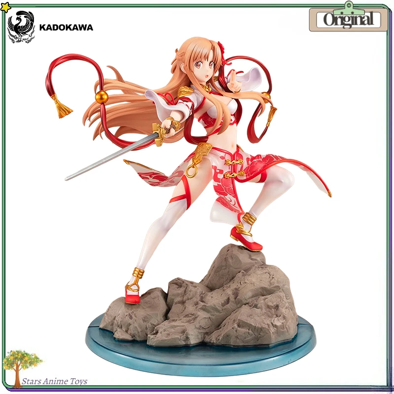

Оригинальная коллекционная фигурка KADOKAWA KDcolle Sword Art Online Асуна Лиангли, масштаб 1/7, украшение, игрушка